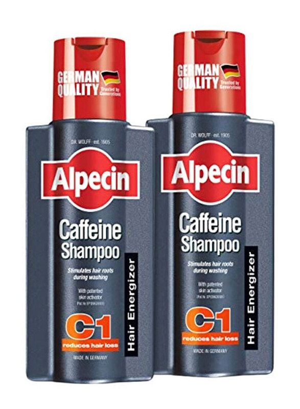 

Alpecin C1 Caffeine Shampoo for All Hair type, 2 x 250ml