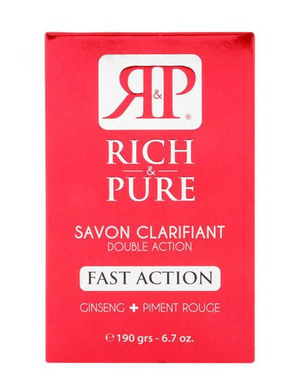 

Rich & Pure Double Active Clarifying Soap, 190g