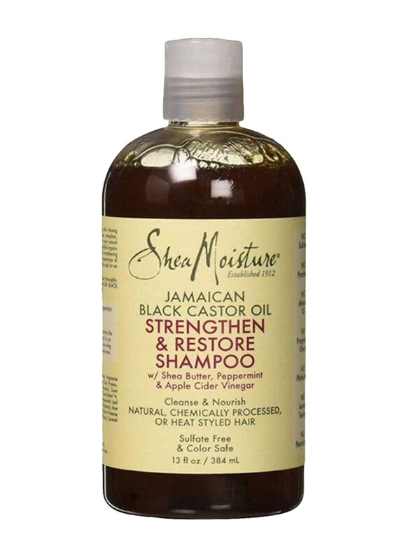 

Sheamoisture Jamaican Black Castor Oil Strengthen And Restore Shampoo for All Hair Type, 13oz