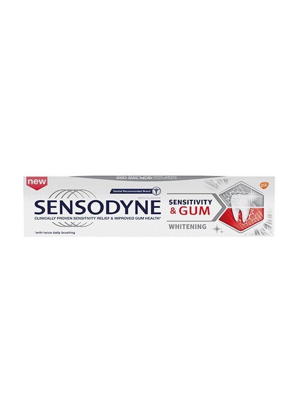 

Sensodyne Sensitivity and Gum Whitening Toothpaste, 75ml
