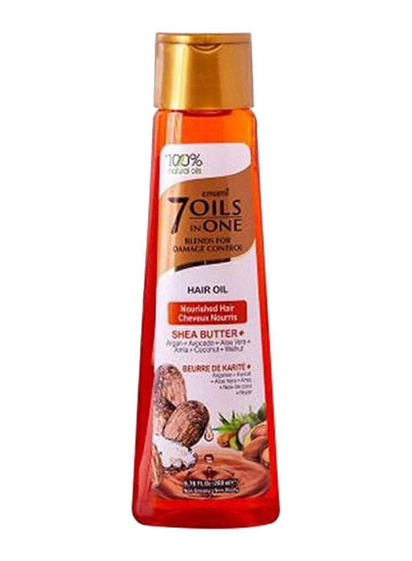 

Emami 7-in-1 Shea Butter Oil Orange 100% Natural Hair Oil for All Hair Types, 200ml