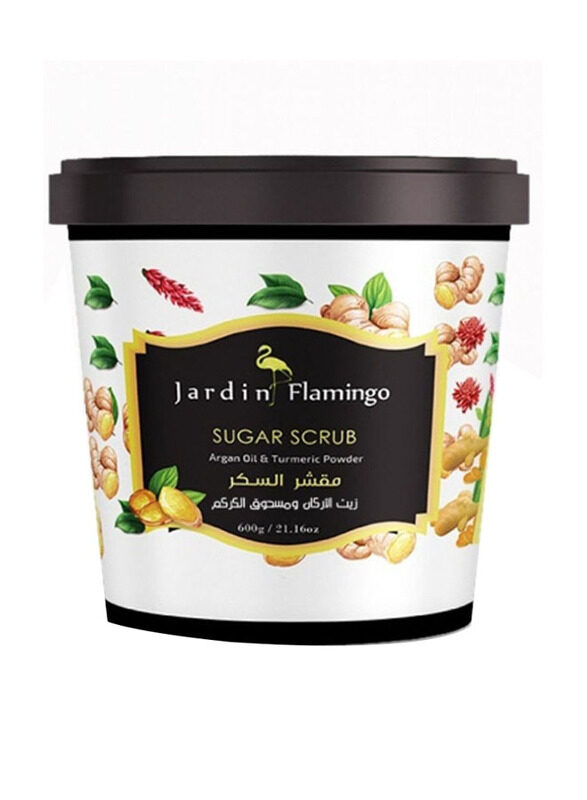 

Jardin Flamingo Sugar Scrub with Argan Oil & Turmeric Powder, 600gm