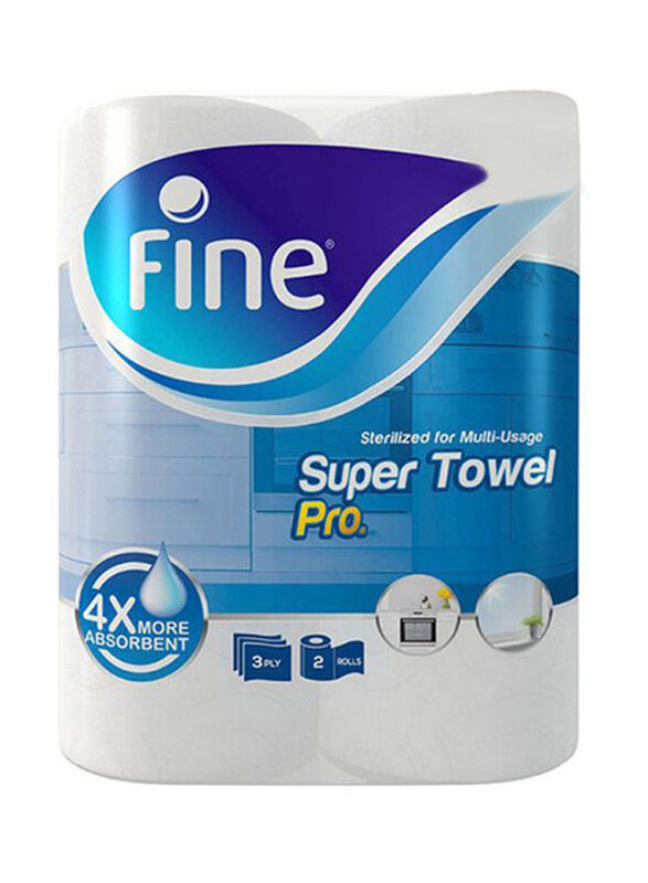 

Fine Sterilized Towel Interfolded 2X More Absorbent, 2 Ply x 150 Sheets