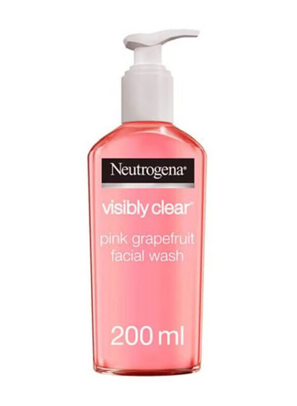 

Neutrogena Visibly Clear Pink Grapefruit Facial Wash, 200ml