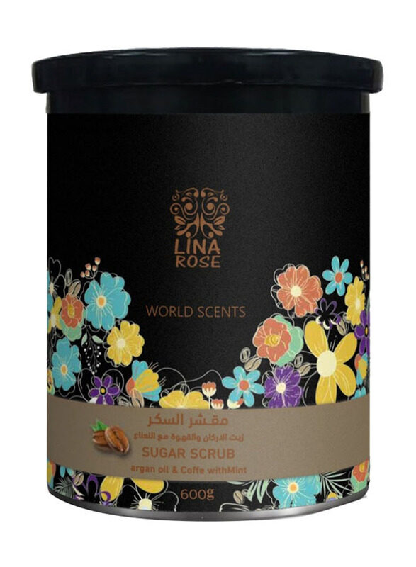 

Lina Rose Sugar Scrub with Argan Oil & Coffee & Mint, 600g