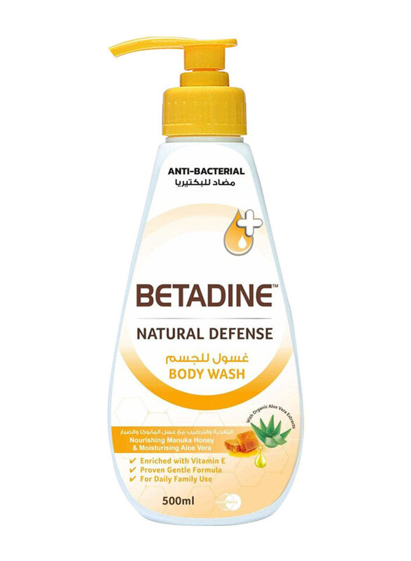 

Betadine Natural Defense Body Wash, 500ml