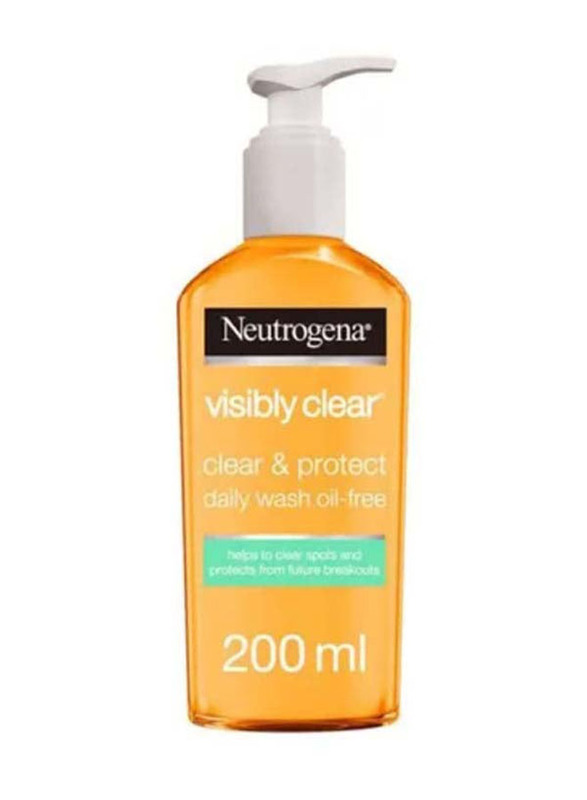 

Neutrogena Visibly Clear And Protect Daily Wash, 200ml