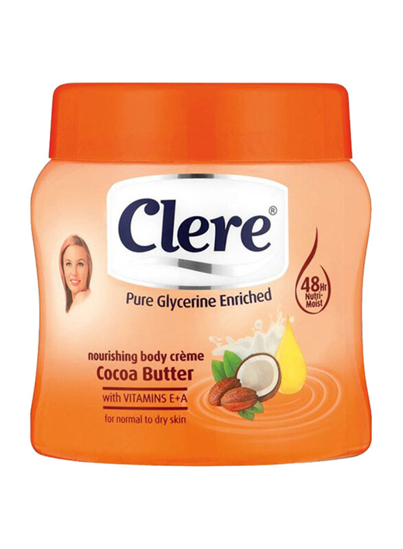 

Clere Cocoa Butter Body Cream, 500ml