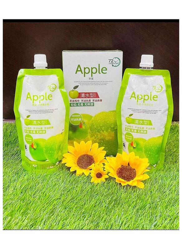 

Apple Blossoms Naturals Ammonia Free Hair Color Shampoo, 1000ml, Black
