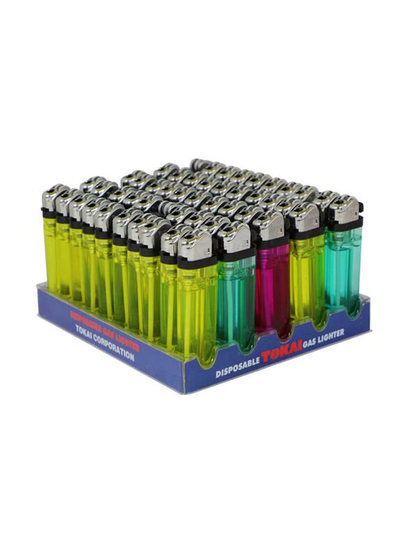

Tokai Disposable Gas Lighter, Multicolour, 50 Piece