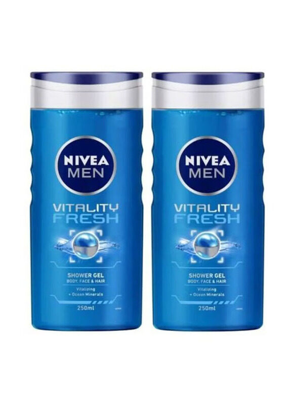 

Nivea Vitality Fresh Shower Gel, 2 x 250ml