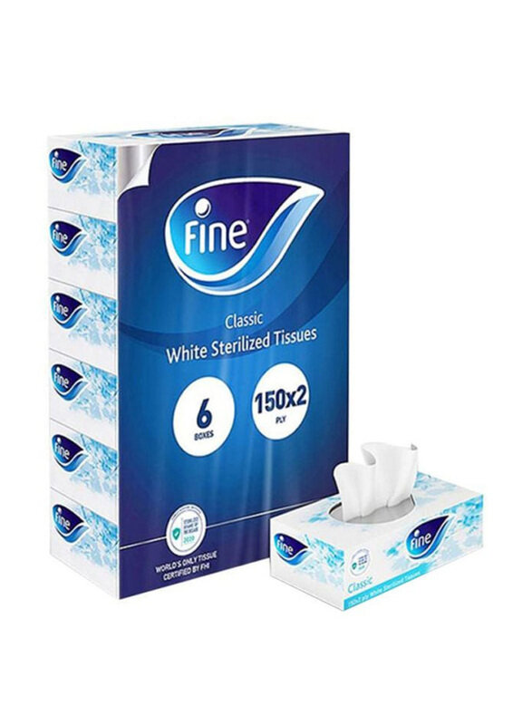 

Fine Classic Sterilized Facial Tissues, 6 Pieces