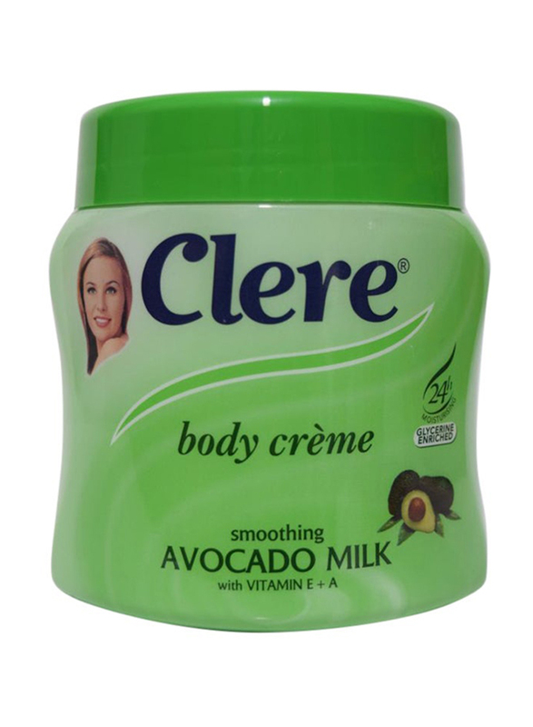 

Clere Nourishing Body Cream Smoothing Avocado Milk, 500ml