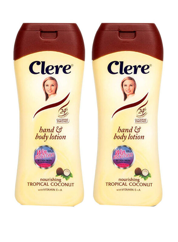 

Clere Hand And Body Lotion, 2 x 400ml