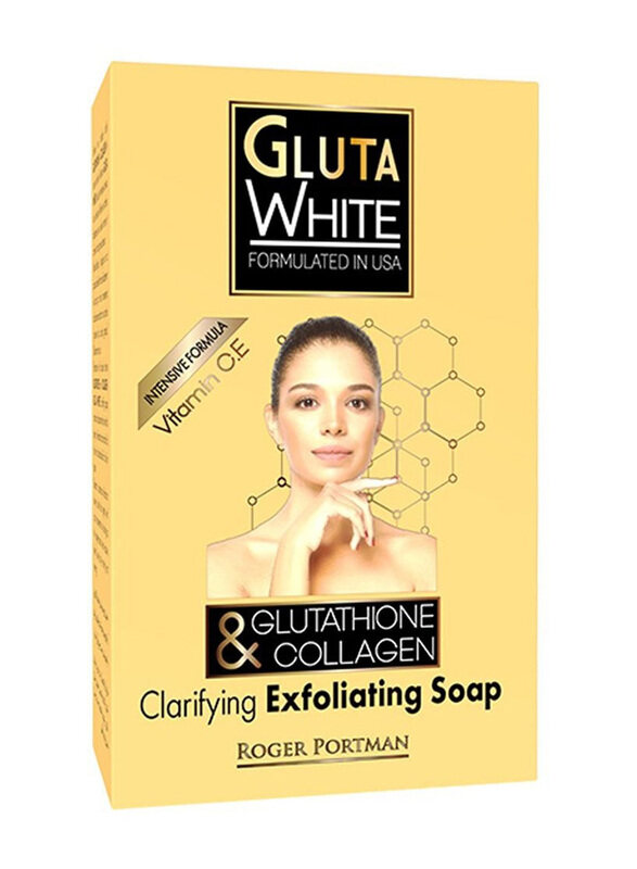 

Gluta White Glutathione & Collagen Clarifying & Exfoliating Soap, 190gm
