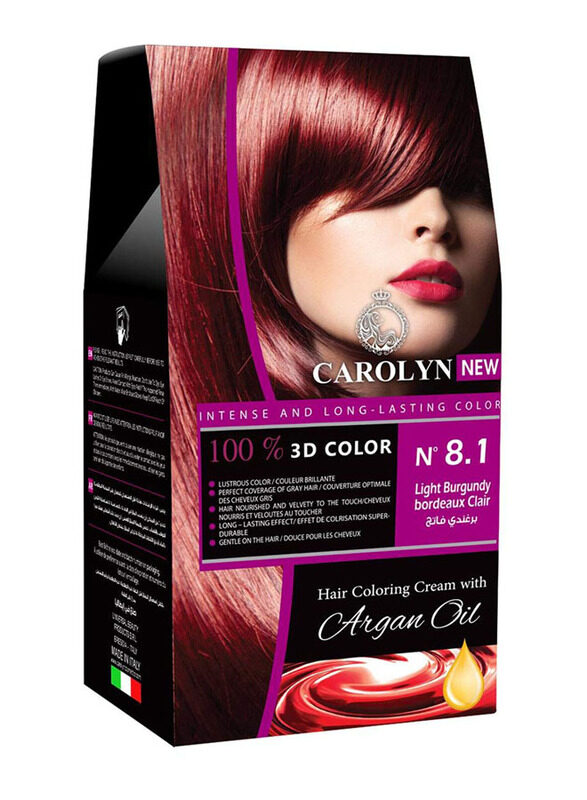 

Carolyn Hair Colouring Kit, 50ml, Light Burgundy