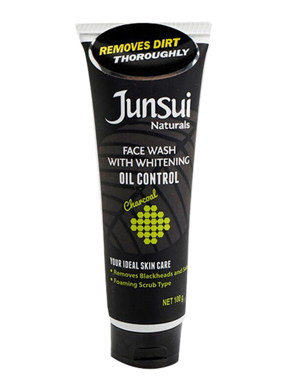 

Junsui Whitening Oil Control Charcoal Face Wash, 100gm