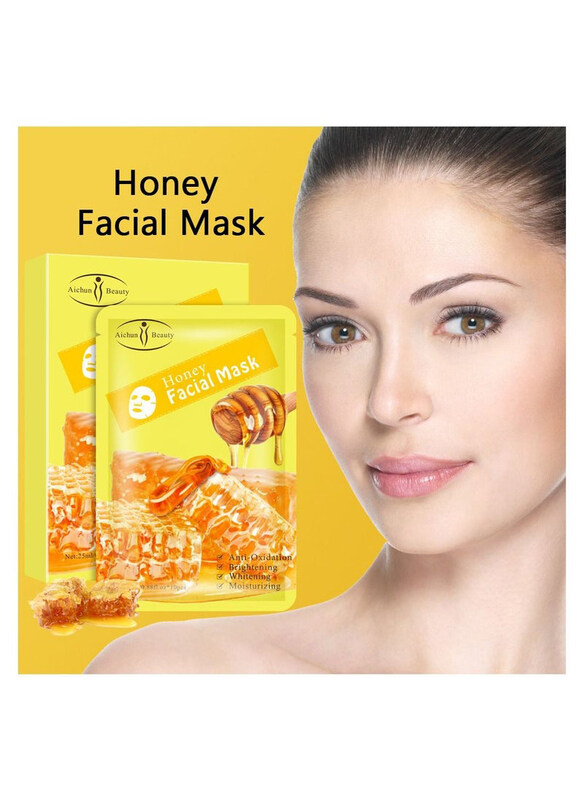 

Aichun Beauty Honey Facial Mask, 25ml, 10 Piece