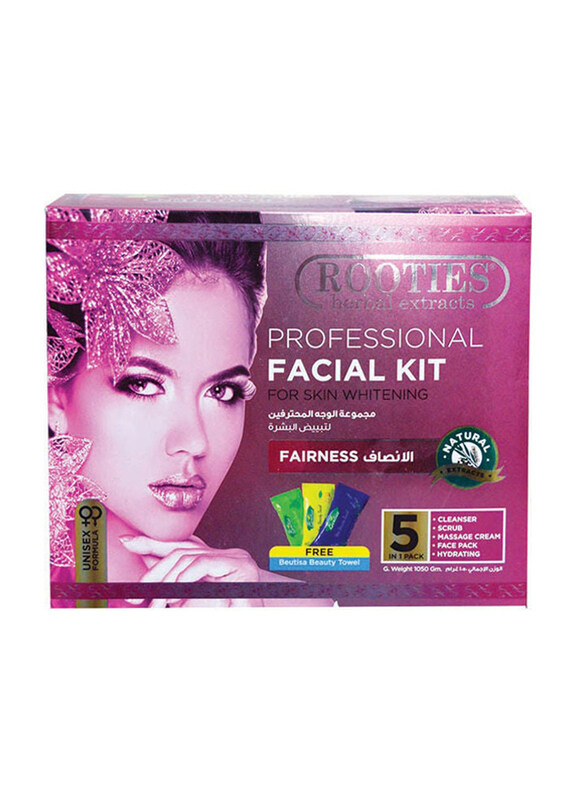 

Rooties Herbal Extracts Professional Facial Kit for Skin Whitening, 1052gm