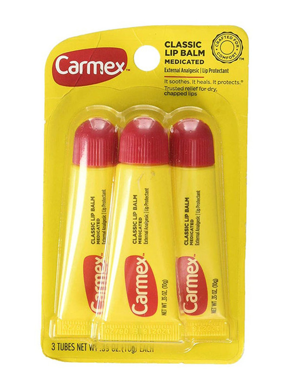 

Carmex Moisturizing Lip Balm, 3 Pieces