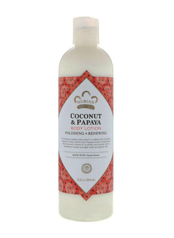 

Nubian Heritage Coconut and Papaya Body Lotion, 384ml