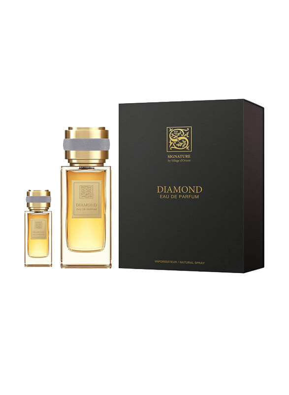 

Signature 2-Piece Diamond Set for Men, 100ml EDP Perfume, 15ml Refillable EDP Perfume