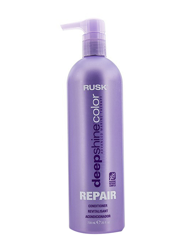 Rusk Deep Shine Color Repair Unisex Hair Conditioner for Coloured Hair, 739ml