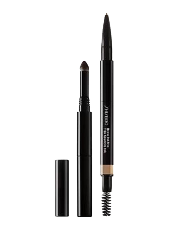 Shiseido Brow Inktrio Pencil/Crayon, #02 Taupe, Black