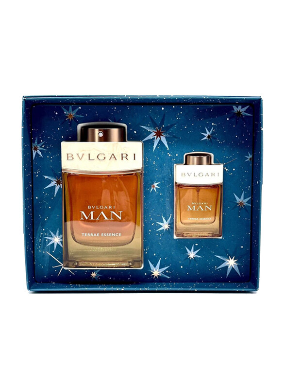 

Bvlgari Man Terrae Essence 2-Piece Gift Set for Men, 100ml EDP Perfume, 15ml EDP Perfume