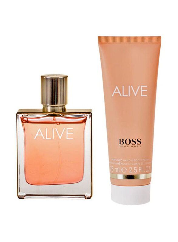 

Hugo Boss 2-Piece Boss Alive Gift Set for Women, 50ml EDP Perfume, 75ml Body Lotion