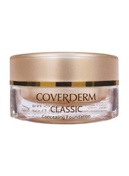 Coverderm Classic Waterproof Concealing Foundation SPF 30, #3A, Beige