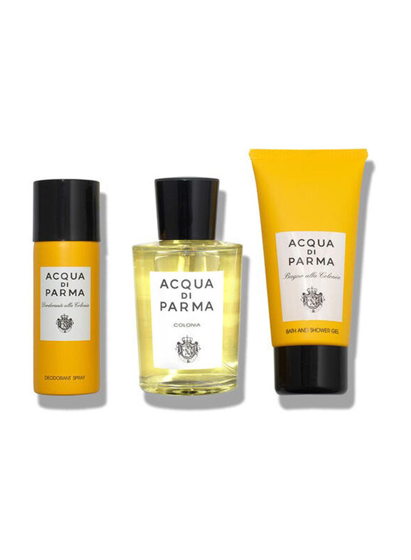 

Acqua Di Parma Colonia Edition 3-Piece Gift Set Unisex, 100ml EDC, 75ml Shower Gel, 50ml Deodorant