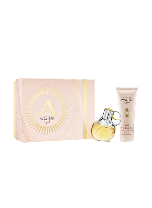 Azzaro Wanted Girl 2-Piece Gift Set for Women, 30ml EDP, 100ml Body Lotion