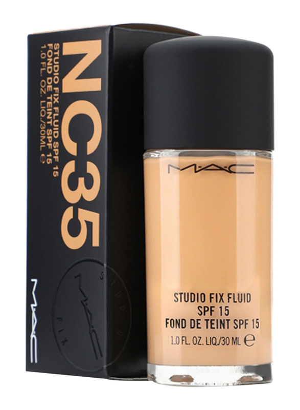 Mac Studio Fix Fluid SPF 15 Foundation, 30ml, NC 35, Beige