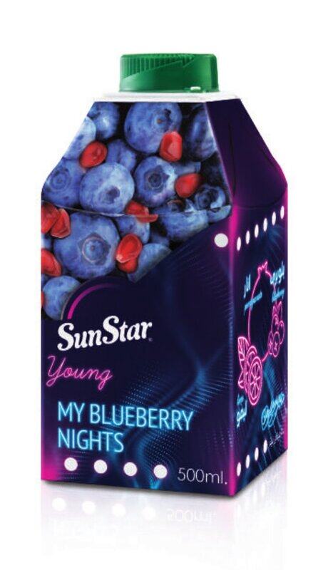 

Sun Star Premium Young My Blueberry Nights 12x500ml, Real Blueberry Juice, No Artificial Colours or Preservatives