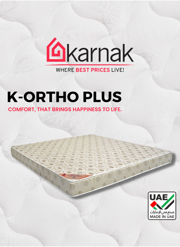 Karnak K-Ortho Plus Medical Mattress, King, White