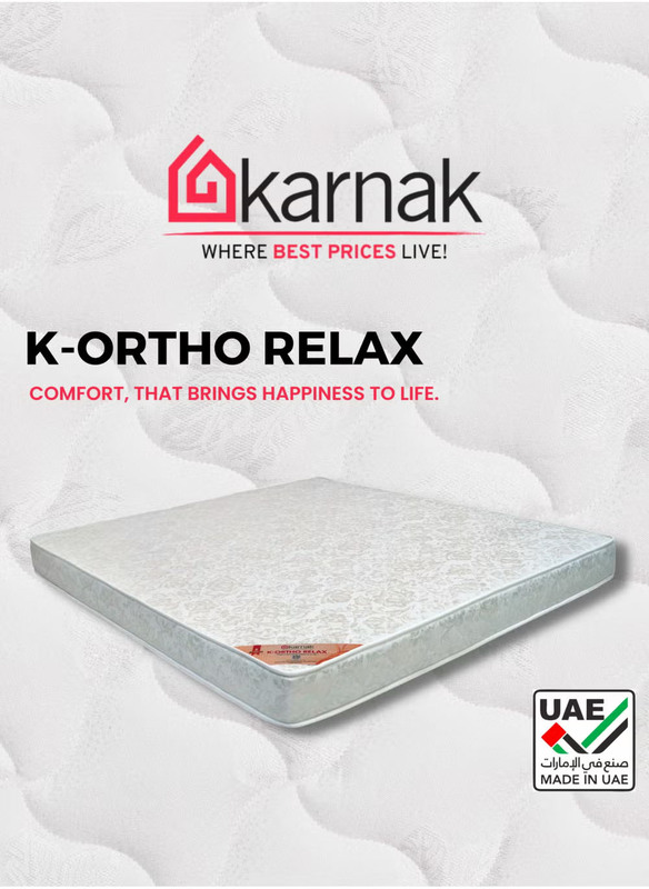 Karnak K-Ortho Relax Medical Mattress, UK Wide Single, Silver