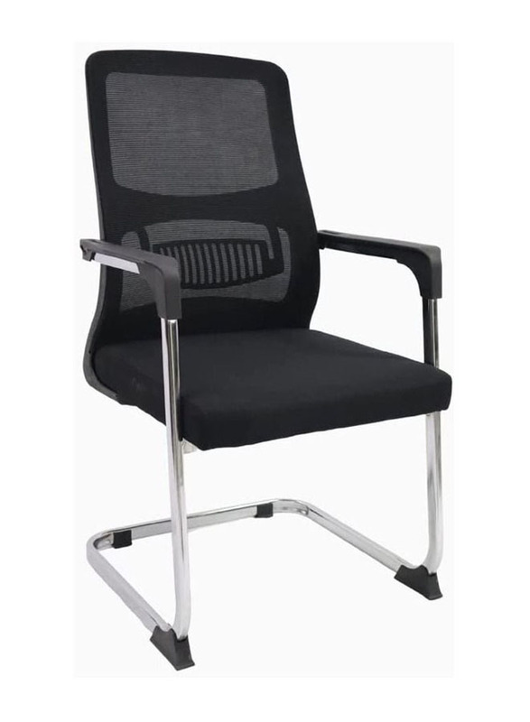 

Karnak Visitors With Mesh Upholstery and Breathable Fabric Comfortable Mesh Guest Chair, Black