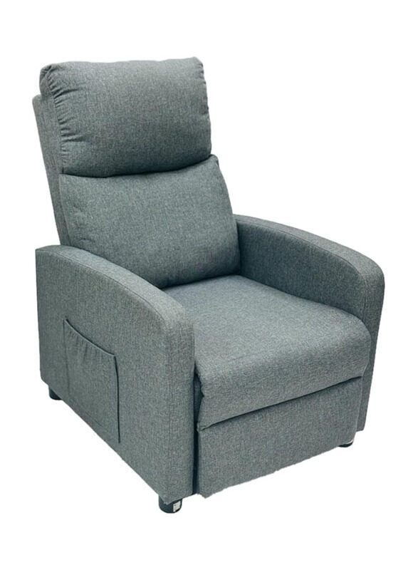 

Karnak Recliner Padded Seat Theater Seating Chair, Grey