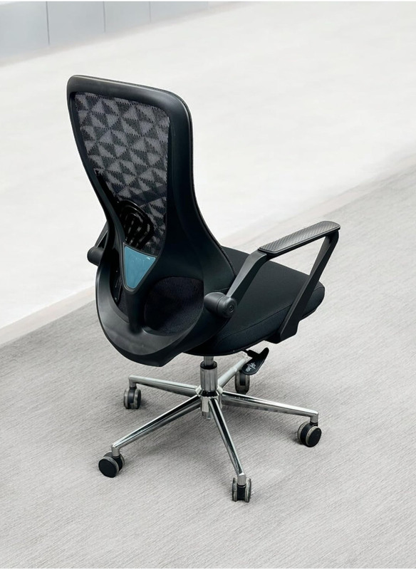 Kaarnak Ergonomic Executive Office Chair with Large Headrest, Black