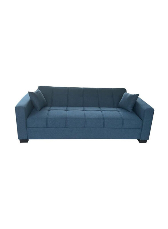 

Karnak Alba Sofa Cum Bed I Sleeping Fabric Sofa I Three Seat Sofa Bed, Blue