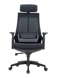 Karnak Office Chair Ergonomic Desk Office Chair with Mesh Design High Back Computer Chair, Black