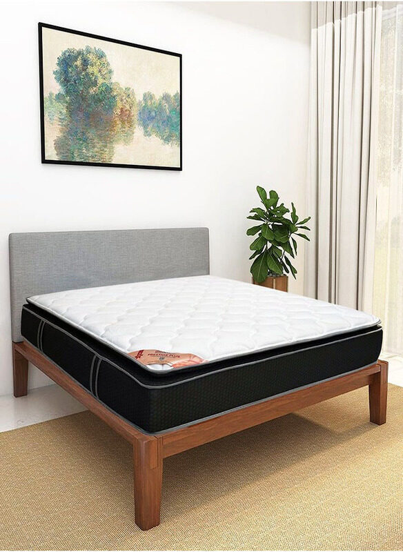 

Karnak Prestige Pocketed Soft Feel Pillow Top Spring Mattress, UK Short Super King, White