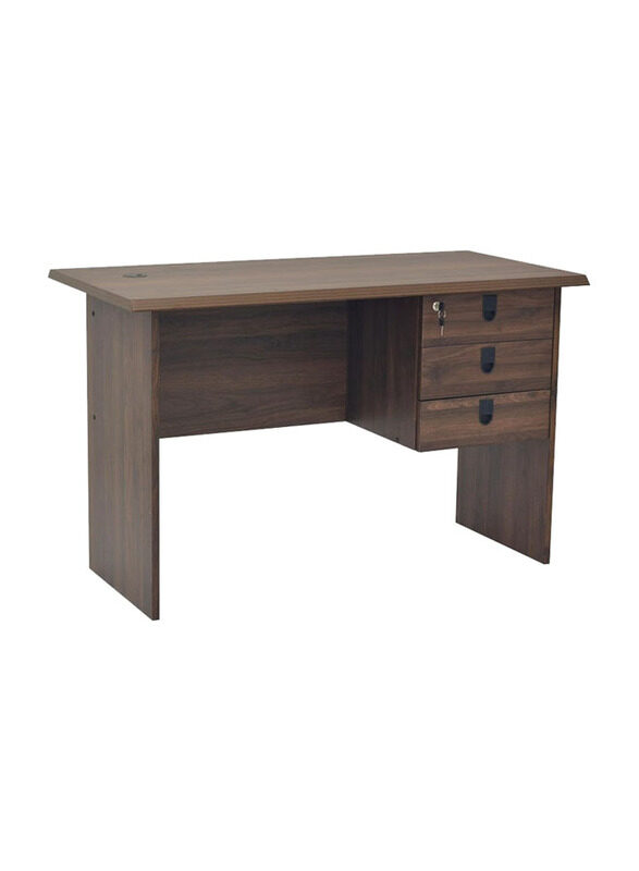 

Karnak Wooden Office Table Study Desk, Brown