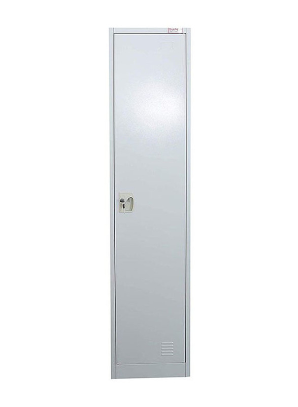 Karnak 1 Doors Locker Steel Metal Storage Cabinet With Keys, White