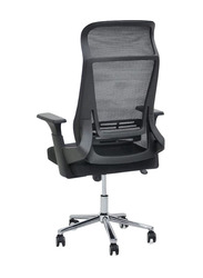 Karnak Executive Ergonomic Adjustable Height Mesh Office Chair with 360° Swivel & Lumbar Support, K-5004, Black