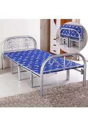 Karnak Steel Metal Modern Foldable Bed, Multicolour