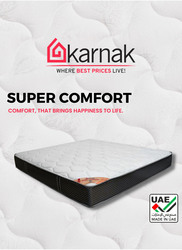 Karnak Super Comfort Pocketed Spring Medium Feel Medical Mattress, HC Super King, Multicolour