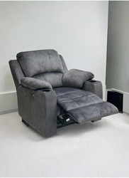 Karnak Electrical Power Comfort & Massager Modern Design Adjustable Recliner Sofa, Grey