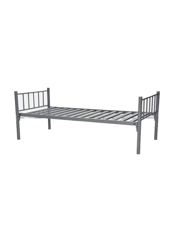 

Karnak Single Steel Bed, Grey